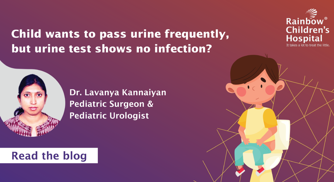 Why is My Child Passing Urine Frequently? Is it Urine Sensation or