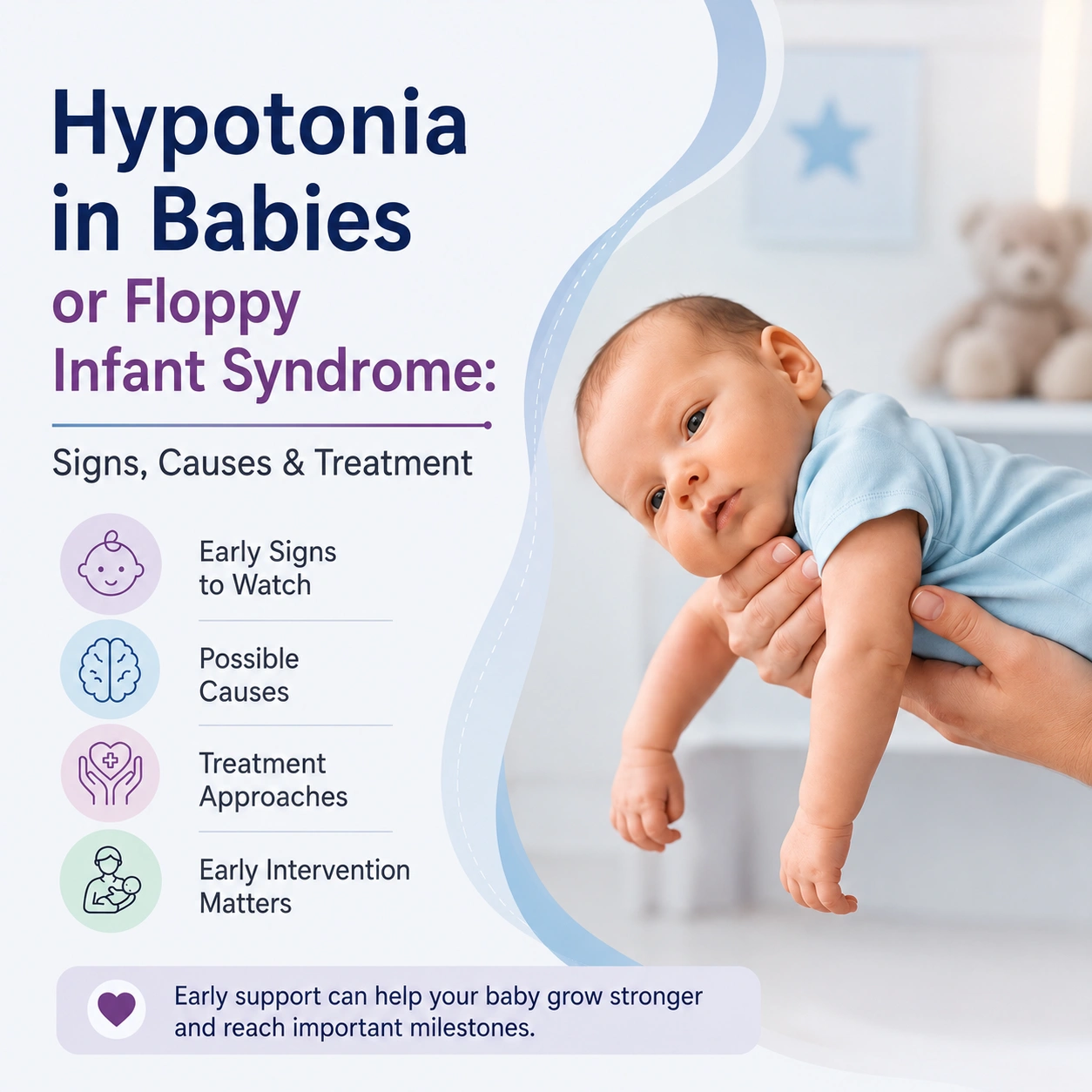 Hypotonia in Babies or Floppy Infant Syndrome: Signs, Causes & Treatment