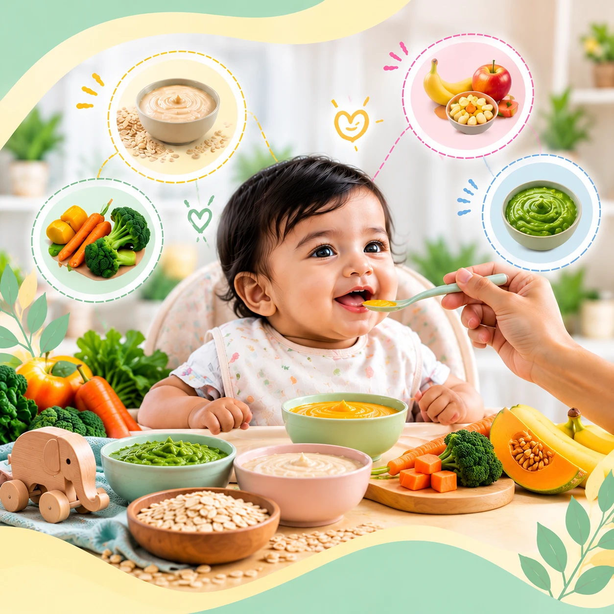 Indian Baby Food Chart: Ultimate Guide for 0 to 12 Months