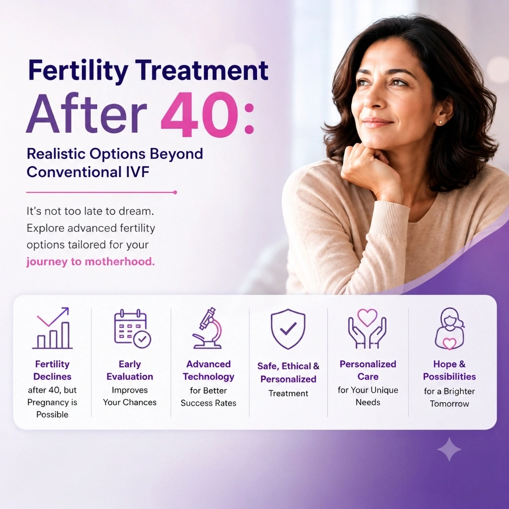 Fertility Treatment After 40: Realistic Options Beyond Conventional IVF