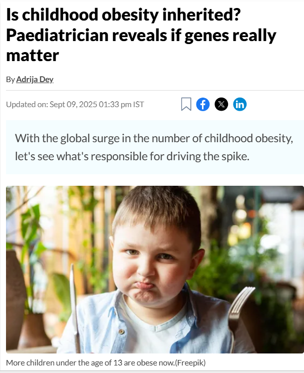Is childhood obesity inherited? Paediatrician reveals if genes really matter