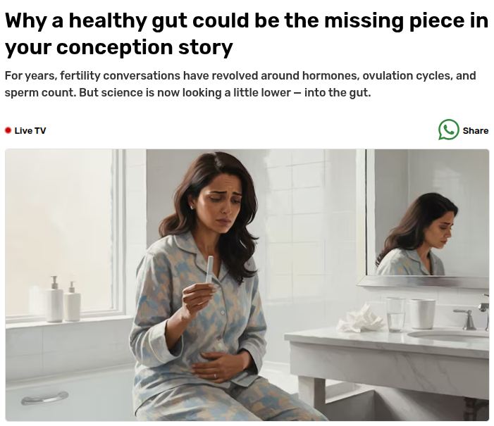 Why a healthy gut could be the missing piece in your conception story
